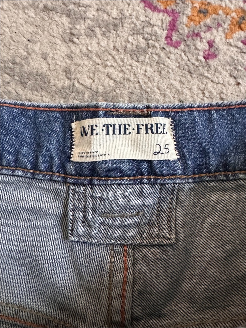 Free People We the Free Blue Jay jeans belted - Picture 5 of 8